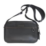 Pre-owned Leather shoulder-bags Coach Pre-owned , Black , Dames