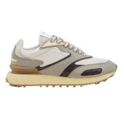 Lage Sneakers in Off White en Beige Ghoud , Gray , Dames