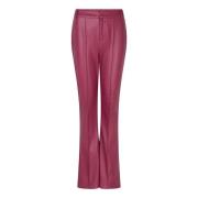 Lucie Flare Broek | Vegan Leer Radical , Pink , Dames