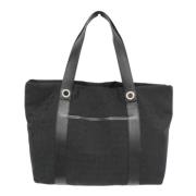 Pre-owned Canvas shoulder-bags Bvlgari Vintage , Black , Dames