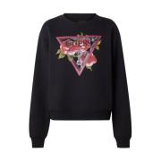 Crewneck Sweatshirt Guess , Black , Dames