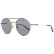 Gunmetal Ronde Zonnebril Grijze Lens Gant , Gray , Heren