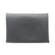 Pre-owned Leather wallets Hermès Vintage , Black , Dames