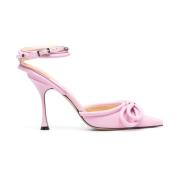 Roze Hak Slingback met Dubbele Strik Mach & Mach , Pink , Dames