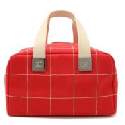 Pre-owned Canvas chanel-bags Chanel Vintage , Red , Dames