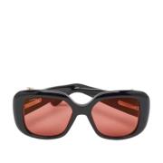 Pre-owned Acetate sunglasses Cartier Vintage , Black , Dames