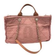 Pre-owned Canvas chanel-bags Chanel Vintage , Pink , Dames