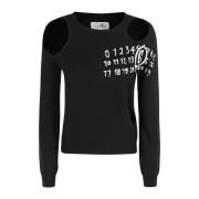 Stijlvolle longsleeve top MM6 Maison Margiela , Black , Dames