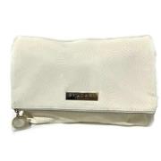 Pre-owned Fabric pouches Bvlgari Vintage , Beige , Dames