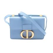 Pre-owned Leather dior-bags Dior Vintage , Blue , Dames