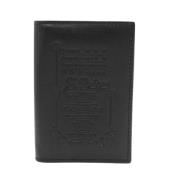 Pre-owned Leather wallets Bvlgari Vintage , Black , Unisex