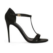 Zwarte Sandalen voor Vrouwen Dolce & Gabbana , Black , Dames