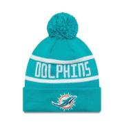 Turquoise Dolphins NFL Jake Miadol Beanie New Era , Blue , Heren