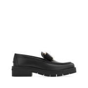 Zwarte Vara Bow Platte Schoenen Salvatore Ferragamo , Black , Dames