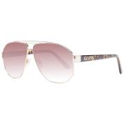 Gouden Dames Aviator Zonnebril Guess , Multicolor , Unisex