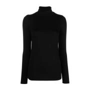 Turtlenecks Majestic Filatures , Black , Dames