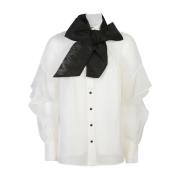 Witte Shirt Waterval Illustratie Zimmermann , White , Dames