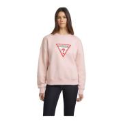 Crewneck Sweatshirt Guess , Pink , Dames