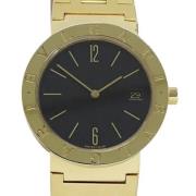 Pre-owned Yellow Gold watches Bvlgari Vintage , Black , Heren