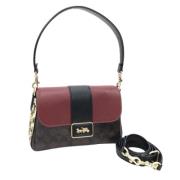 Pre-owned Leather handbags Coach Pre-owned , Multicolor , Dames