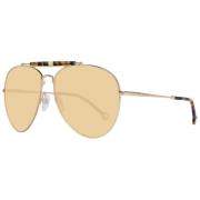 Goud Dames Zonnebril Aviator Gradient Tommy Hilfiger , Yellow , Dames