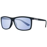 Zwarte Heren Zonnebril Verlooplens Guess , Black , Heren