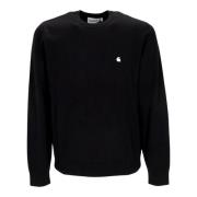 Madison Sweater Zwart/wax Carhartt Wip , Black , Heren