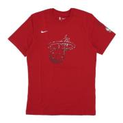 Miami Heat City Connect Tee Nike , Red , Heren