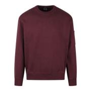 Katoenen Crewneck Sweatshirt Fw24 C.p. Company , Purple , Heren