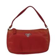 Pre-owned Fabric prada-bags Prada Vintage , Red , Dames