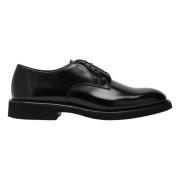 Lage Veterschoenen Doucal's , Black , Heren