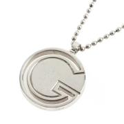 Pre-owned Metal necklaces Gucci Vintage , Gray , Dames