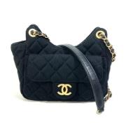 Pre-owned Fabric chanel-bags Chanel Vintage , Black , Dames