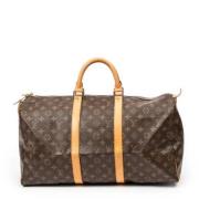 Pre-owned Canvas travel-bags Louis Vuitton Vintage , Brown , Dames