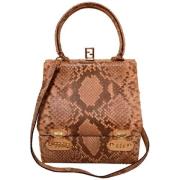 Pre-owned Suede fendi-bags Fendi Vintage , Brown , Dames