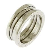 Pre-owned White Gold rings Bvlgari Vintage , Gray , Dames