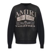 Sweatshirt met print Amiri , Black , Heren