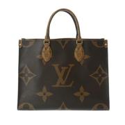 Pre-owned Canvas louis-vuitton-bags Louis Vuitton Vintage , Brown , Da...