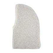 Zachte Garen Balaclava met Helder Pailletten Panicale , Gray , Dames