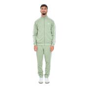 Sportief Groen Trainingspak Basic 3-Stripes Adidas , Green , Heren