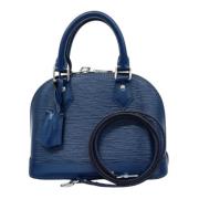 Pre-owned Leather louis-vuitton-bags Louis Vuitton Vintage , Blue , Da...