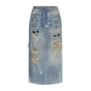 Spijkerrok Vetements , Blue , Dames