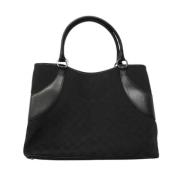 Pre-owned Canvas totes Gucci Vintage , Black , Dames