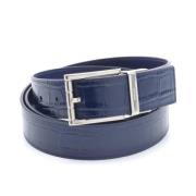 Pre-owned Leather belts Bally Pre-owned , Blue , Heren