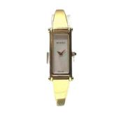 Pre-owned Metal watches Gucci Vintage , White , Dames