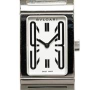 Pre-owned Metal watches Bvlgari Vintage , White , Dames