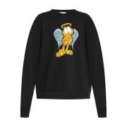 Garfield Print Zwarte Trui Iceberg , Black , Heren