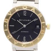 Pre-owned Metal watches Bvlgari Vintage , Black , Heren