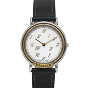 Pre-owned Stainless Steel watches Hermès Vintage , White , Heren