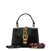 Pre-owned Leather gucci-bags Gucci Vintage , Black , Dames